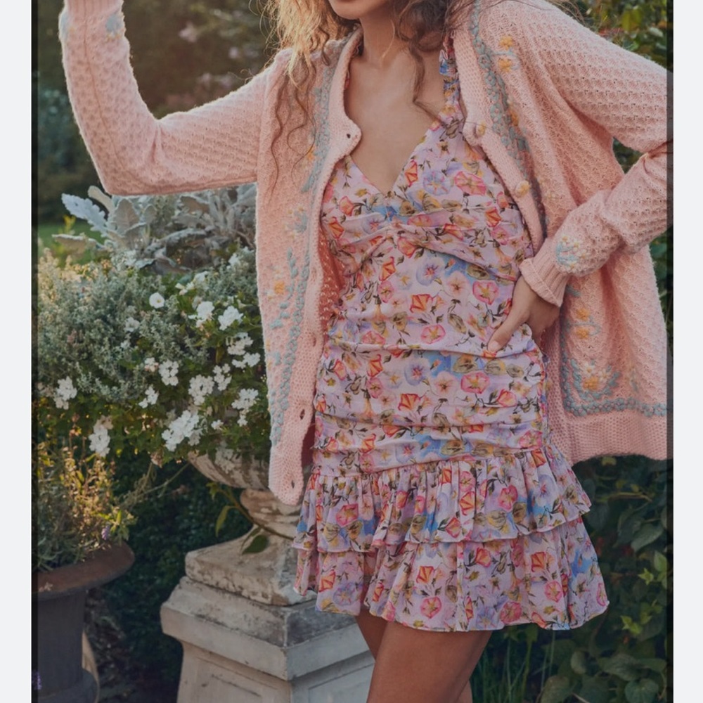 Love Shack Fancy - Desra Dress in Pastel Confetti